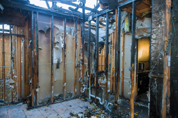 Professional Emergency Fire Cleanup technician working in Lake Waccamaw, NC